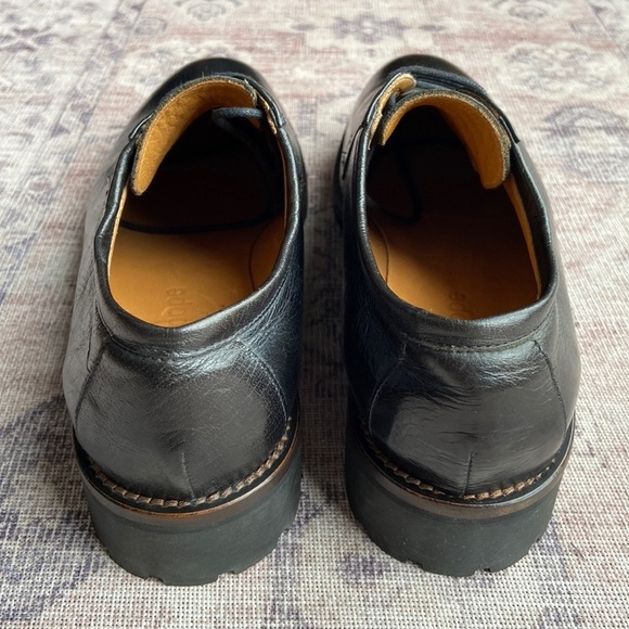 Gravity Pope Leather Derby Shoes Black Size 39 (fits like 40) - Picture 8 of 13